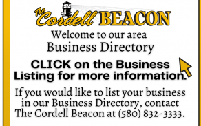 Welcome to The Cordell Beacon Business Directory